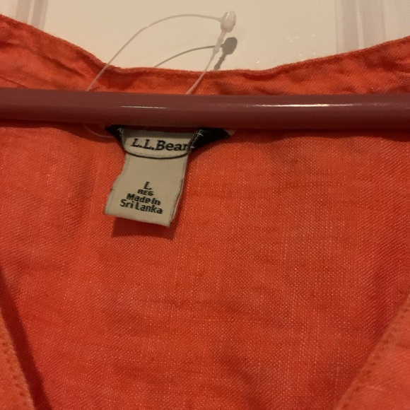 LL Bean Linen Tunic - Size L - Picture 2 of 4